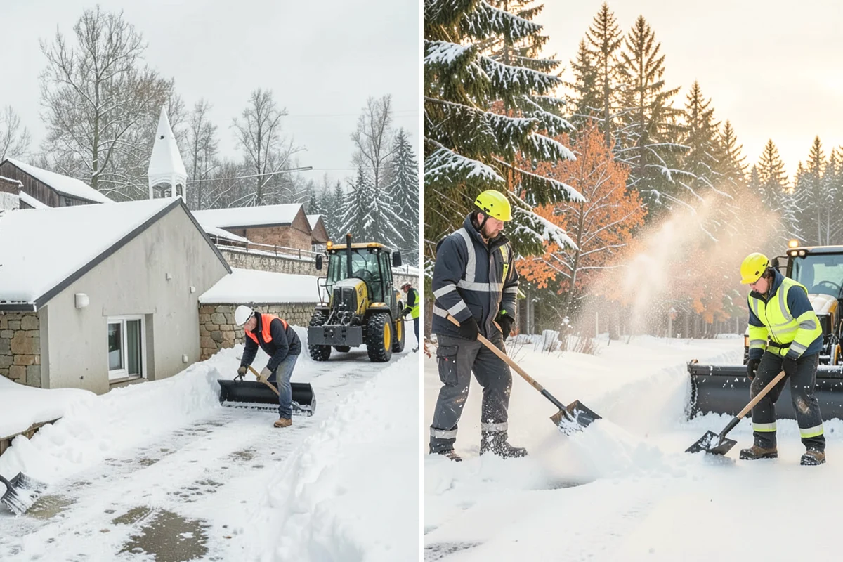 Daycare Sidewalk Clearing in La Conner, Skagit County, WA - Clear the entrance and stroller path before opening