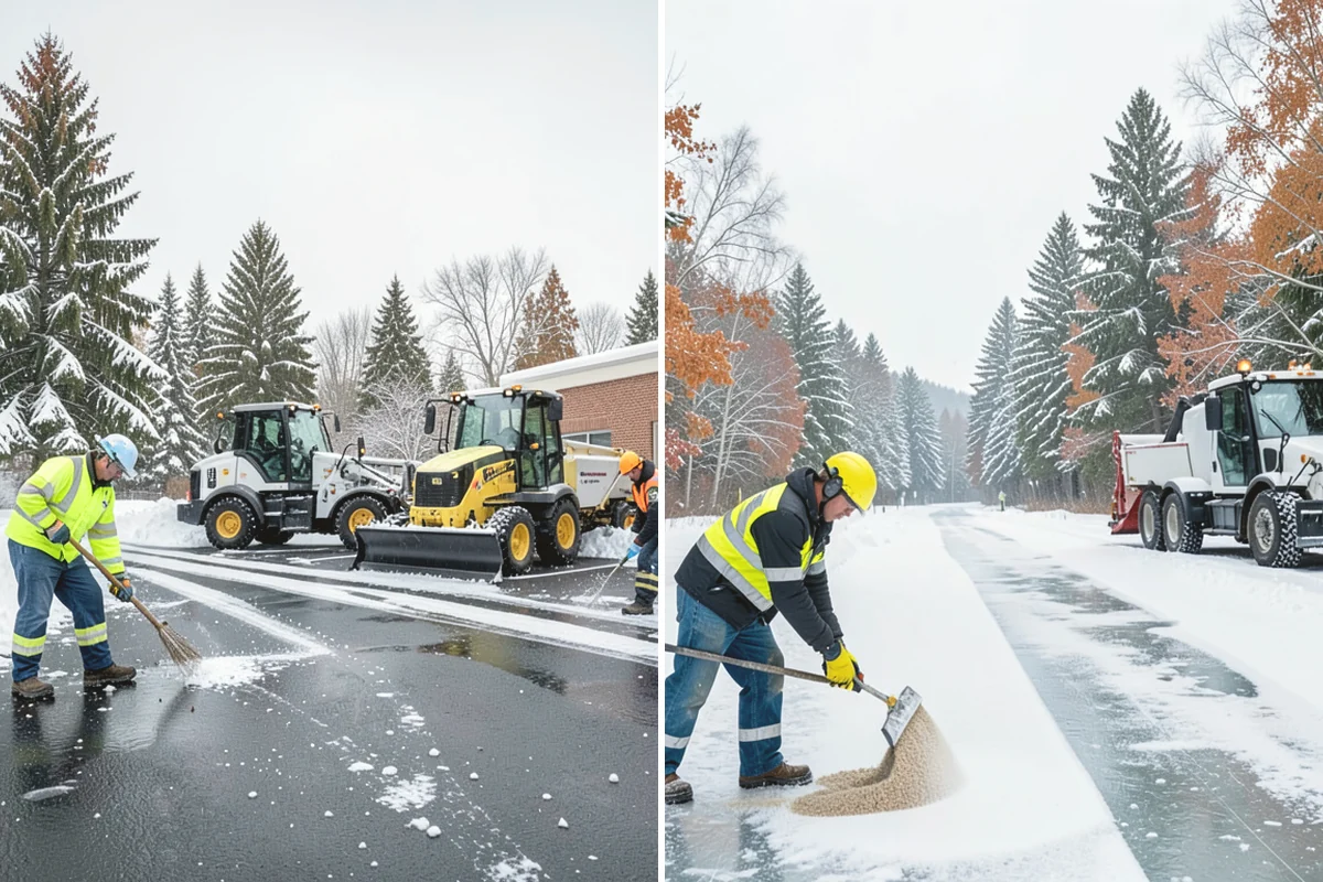 Daycare Sidewalk Clearing in Lake Stevens, Snohomish County, WA - Clear the entrance and stroller path before opening
