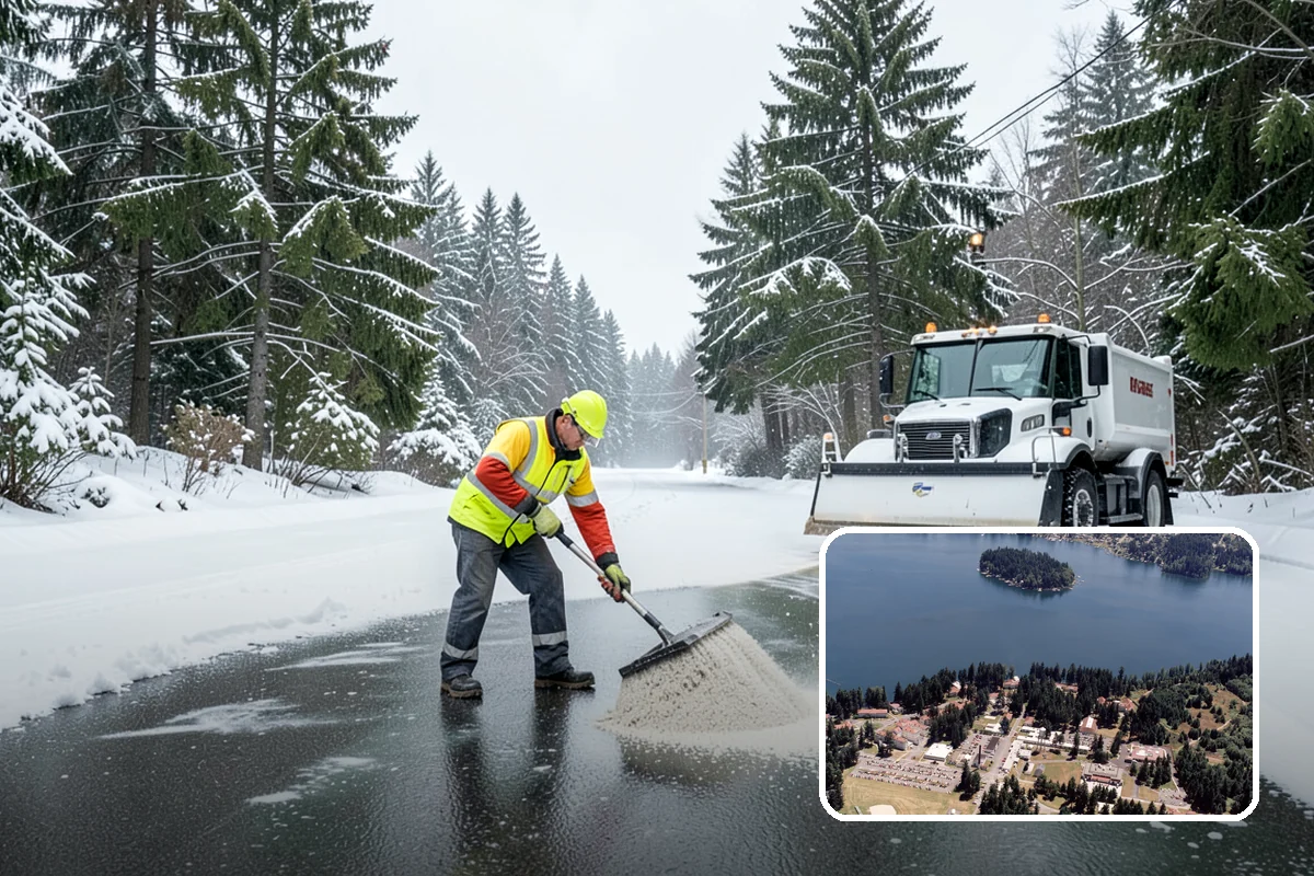 Daycare Sidewalk Clearing in Lakewood, Pierce County, WA - Entry and stroller paths cleared before the morning rush