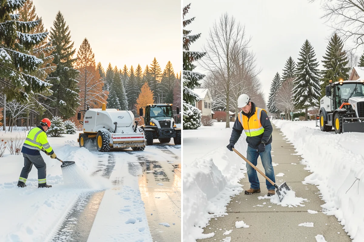 Daycare Sidewalk Clearing in Langley, Island County, WA - Clear the entrance and stroller path before opening