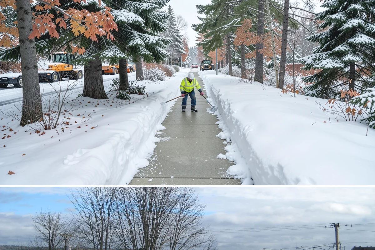 Daycare Sidewalk Clearing in Langley, Island County, WA - Daycare demand is highest from December through February on frosty mornings when drop-off coincides with the day's iciest walks.
