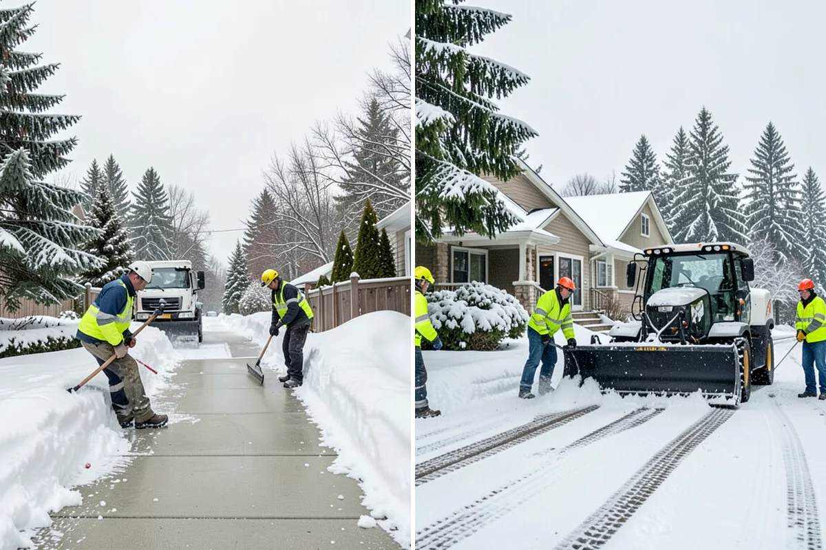 Daycare Sidewalk Clearing in Maple Valley, King County, WA - Clear the entrance and stroller path before opening