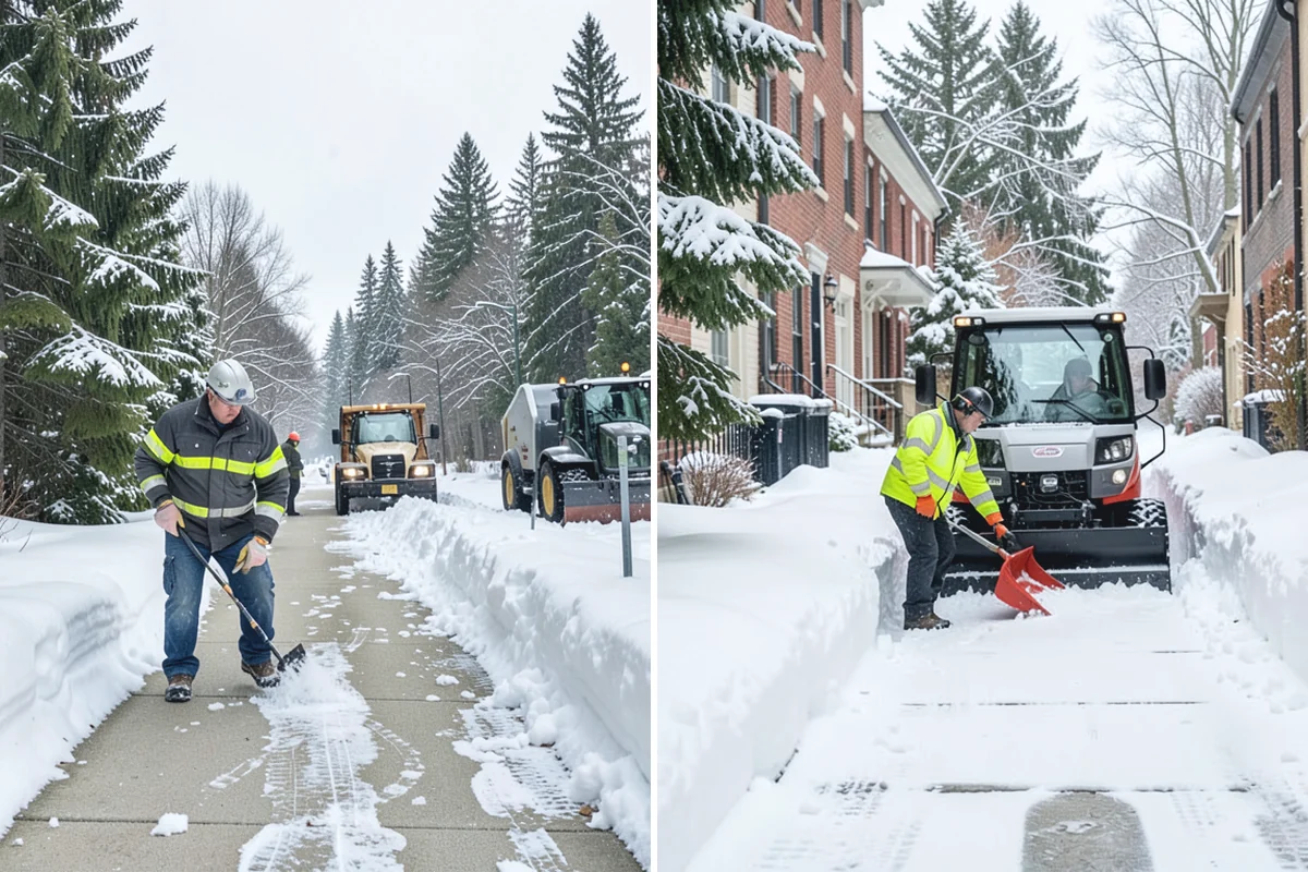 Daycare Sidewalk Clearing in Marysville, Snohomish County, WA - Clear the entrance and stroller path before opening