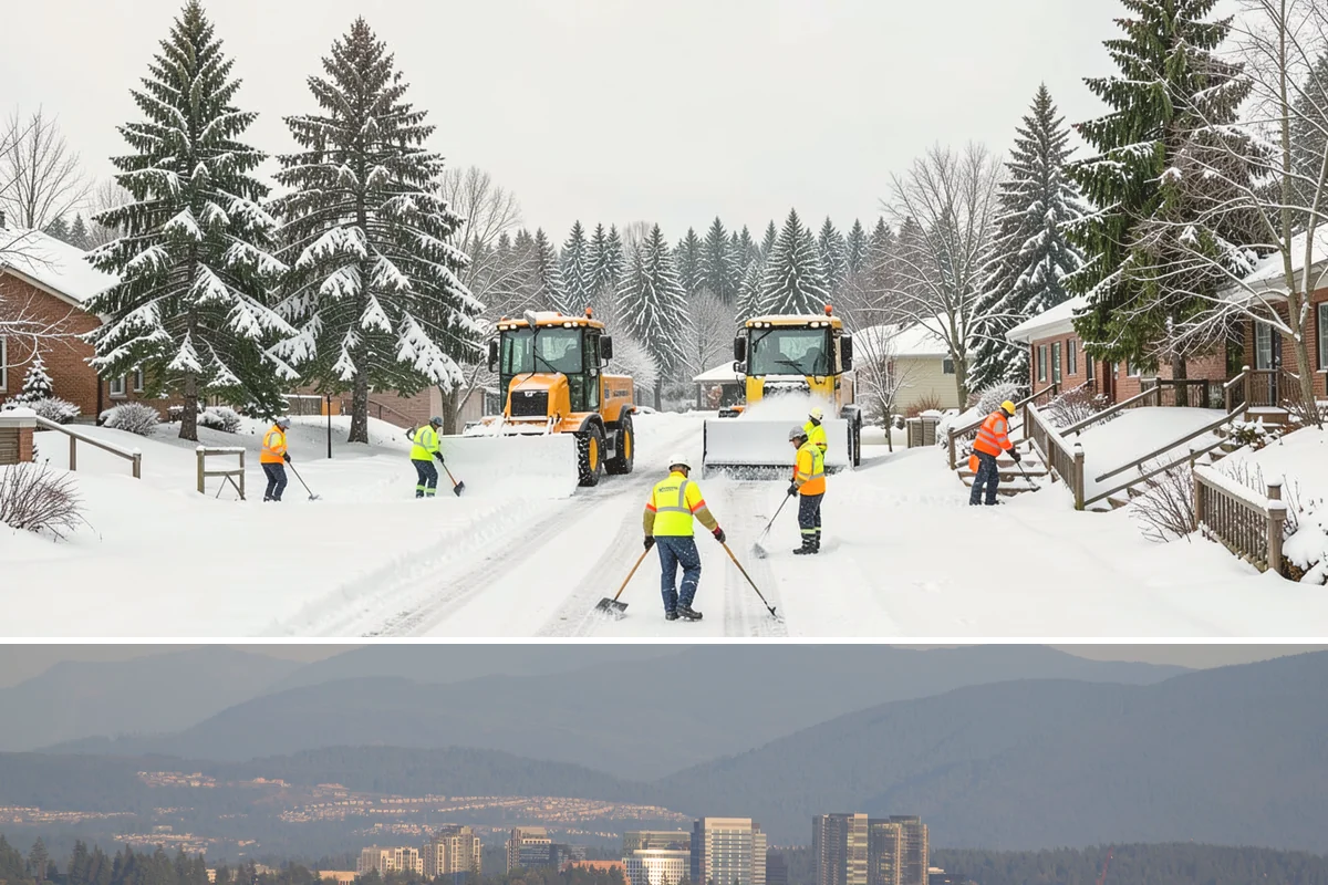 Daycare Sidewalk Clearing in Medina, King County, WA - Daycare demand is highest from December through February on frosty mornings when drop-off coincides with the day's iciest walks.