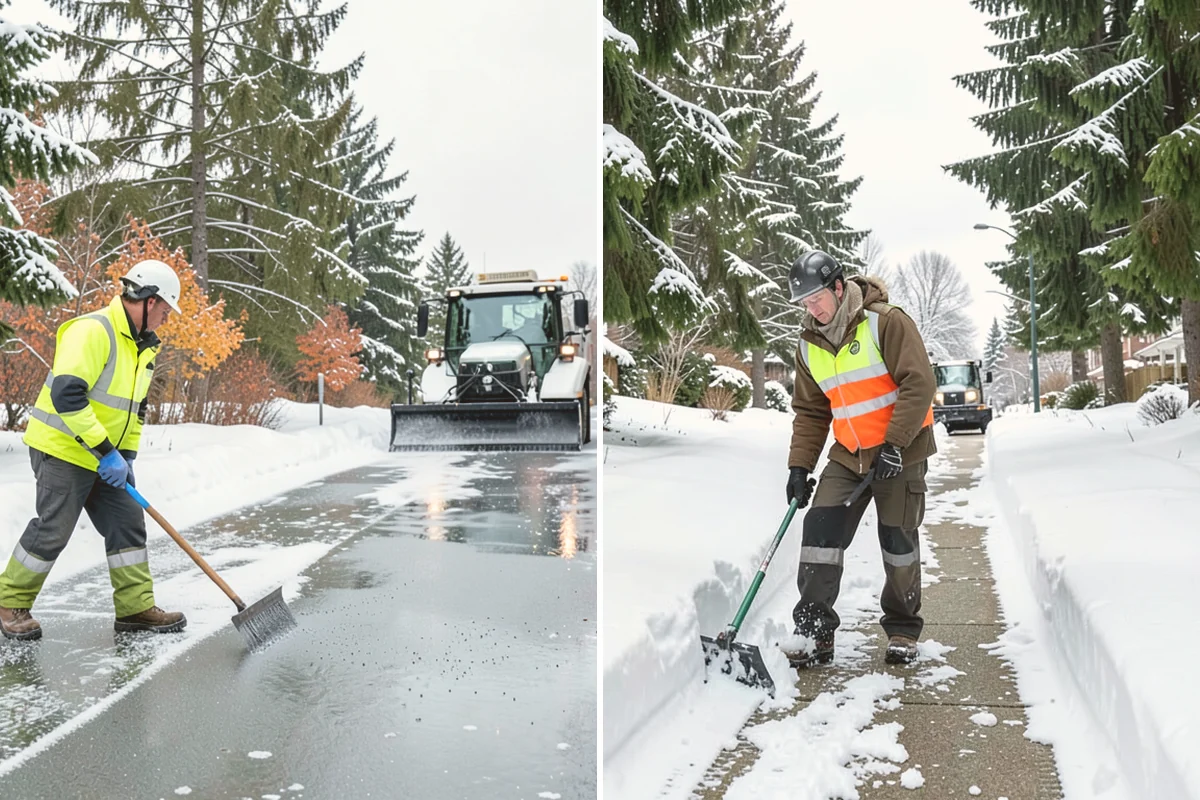 Daycare Sidewalk Clearing in Milton, King County, WA - Clear the entrance and stroller path before opening