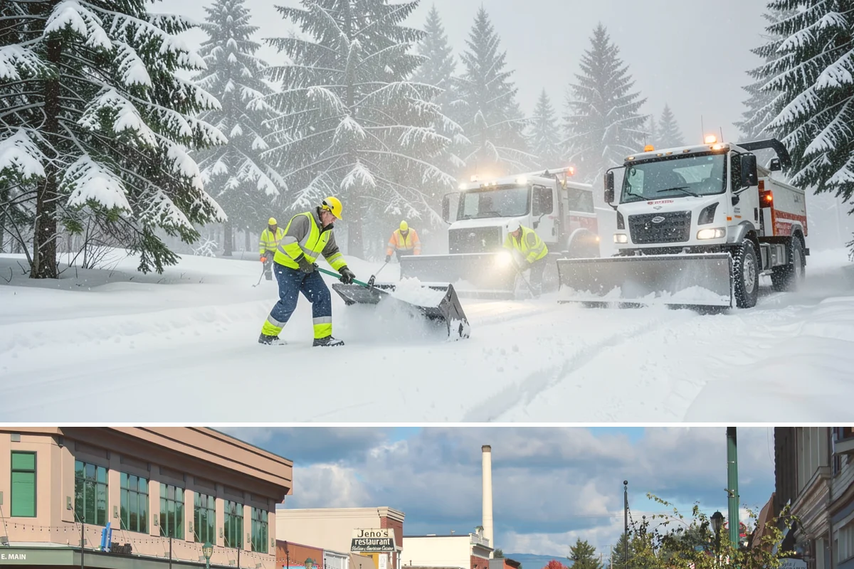 Daycare Sidewalk Clearing in Monroe, Snohomish County, WA - Daycare demand is highest from December through February on frosty mornings when drop-off coincides with the day's iciest walks.