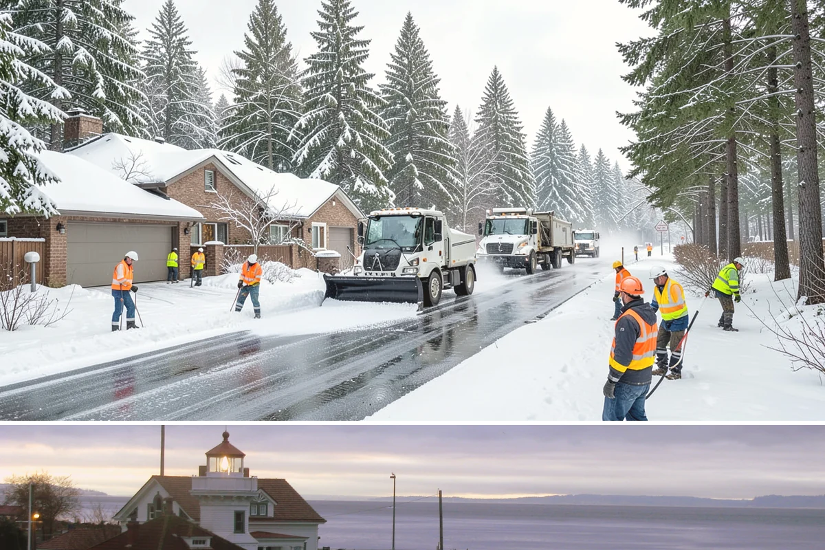 Daycare Sidewalk Clearing in Mukilteo, Snohomish County, WA - Daycare demand is highest from December through February on frosty mornings when drop-off coincides with the day's iciest walks.
