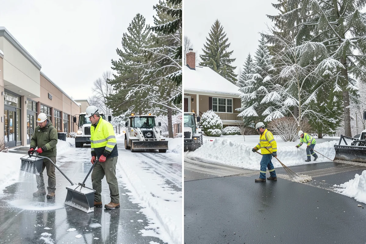 Daycare Sidewalk Clearing in North Bend, King County, WA - Clear the entrance and stroller path before opening