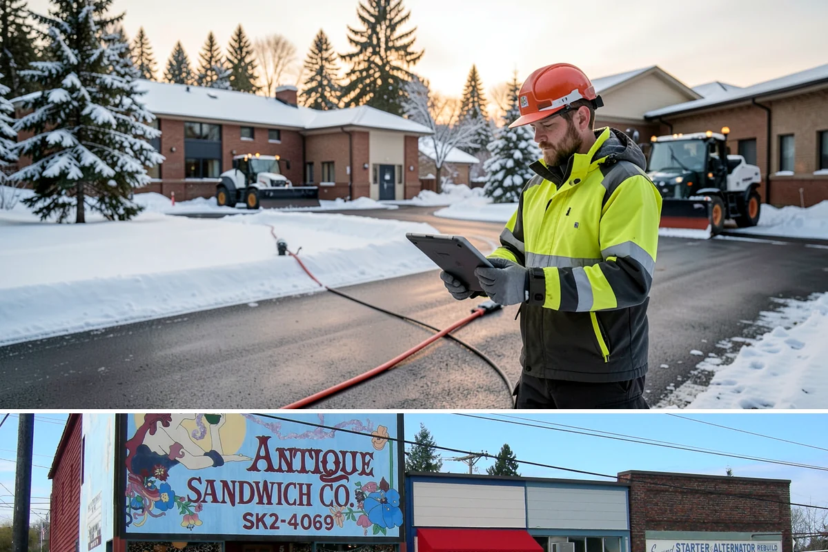 Daycare Sidewalk Clearing in Ruston, Pierce County, WA - Daycare demand is highest from December through February on frosty mornings when drop-off coincides with the day's iciest walks.
