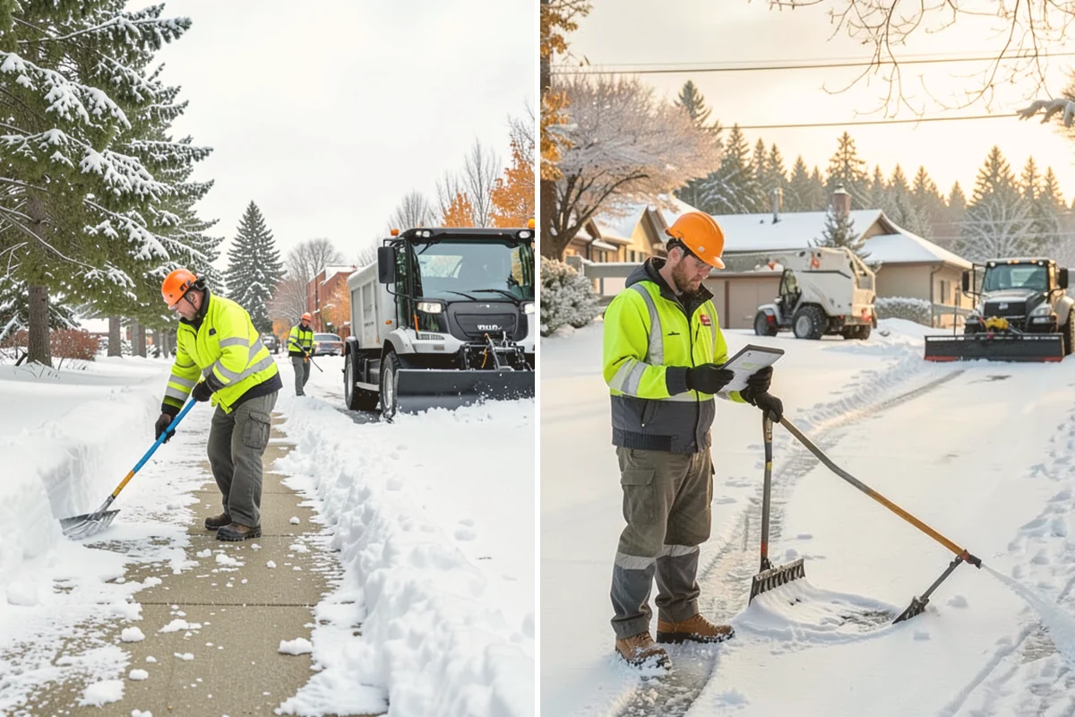 Daycare Sidewalk Clearing in Sammamish, King County, WA - Clear the entrance and stroller path before opening
