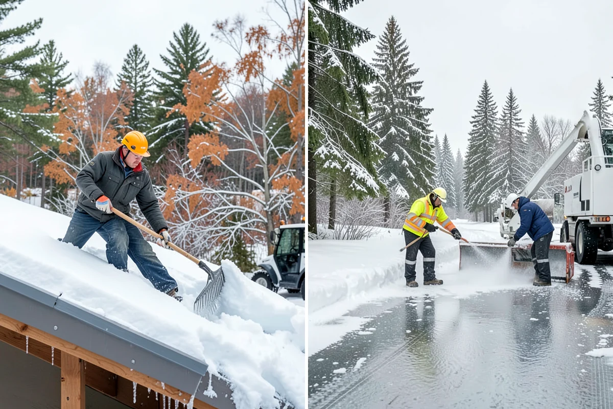 Daycare Sidewalk Clearing in Snoqualmie, King County, WA - Clear the entrance and stroller path before opening