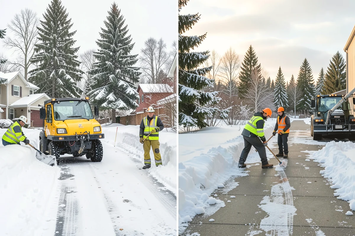 Daycare Sidewalk Clearing in Steilacoom, Pierce County, WA - Clear the entrance and stroller path before opening