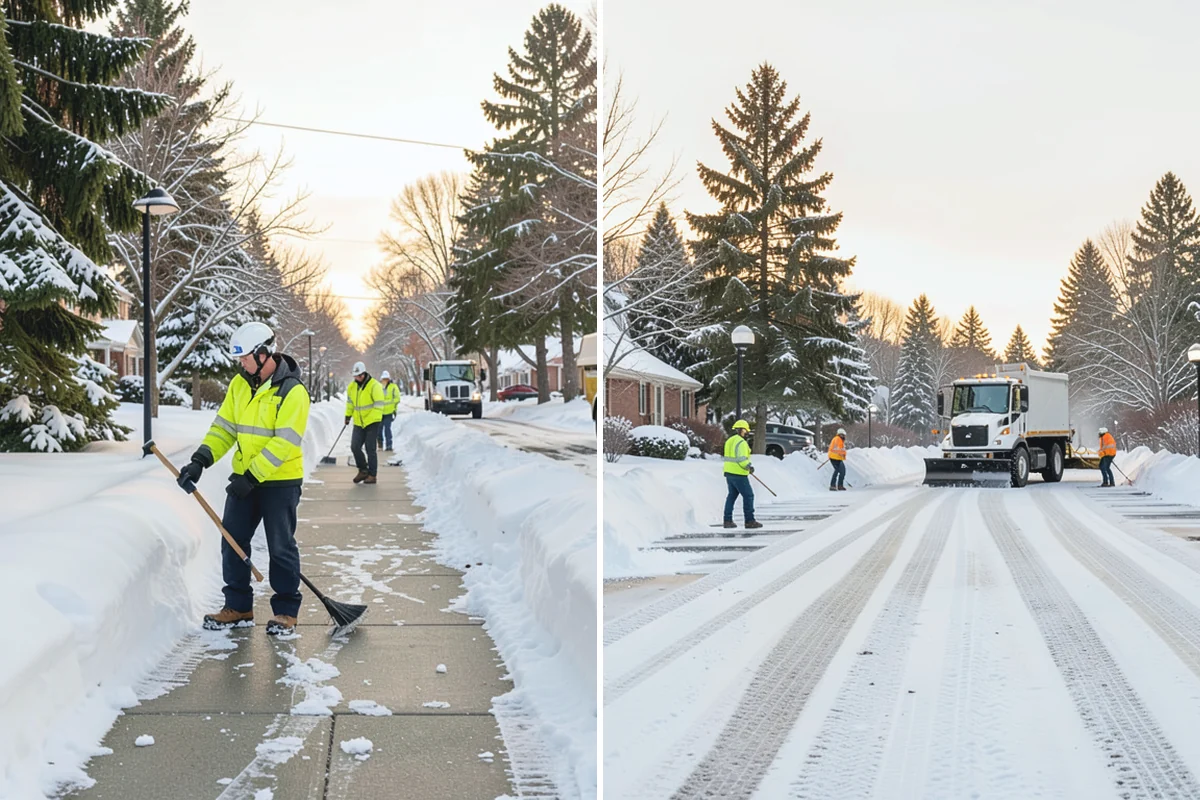 Daycare Sidewalk Clearing in Sumner, Pierce County, WA - Clear the entrance and stroller path before opening