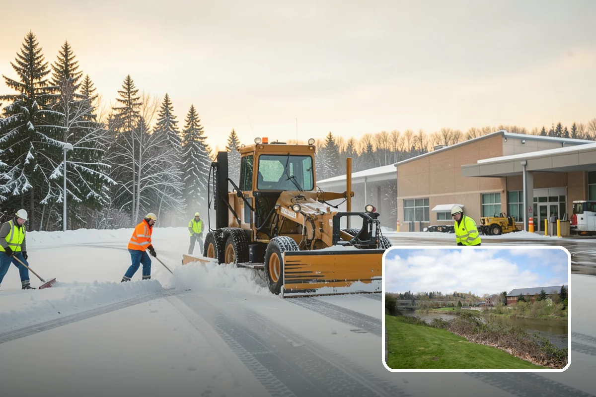 Daycare Sidewalk Clearing in Tukwila, King County, WA - Entry and stroller paths cleared before the morning rush