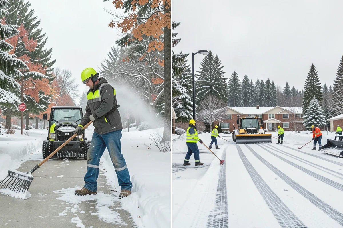 Daycare Sidewalk Clearing in Tukwila, King County, WA - Clear the entrance and stroller path before opening