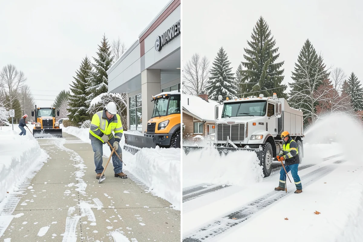 Daycare Sidewalk Clearing in University Place, Pierce County, WA - Clear the entrance and stroller path before opening