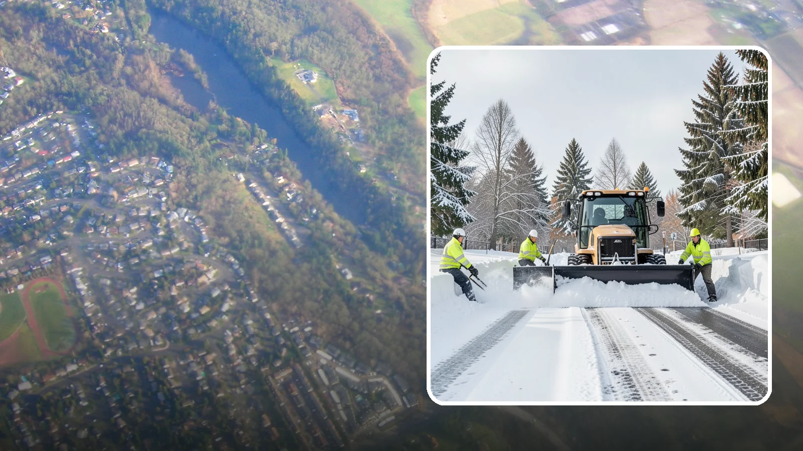 Daycare Snow Plowing in Algona, King County, WA - We plow daycare lots and drop-off zones before opening so parents carrying young children reach the door safely.