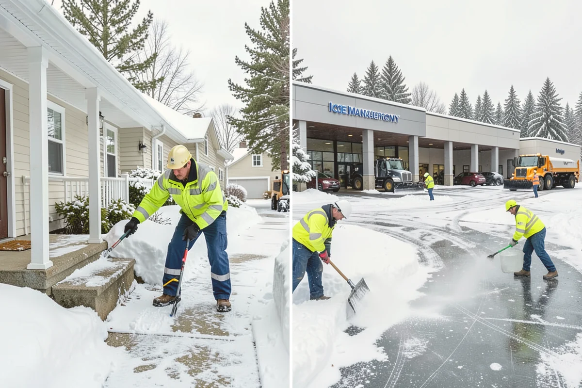 Daycare Snow Plowing in Algona, King County, WA - Confirm opening time and mark the drop-off lane as top priority
