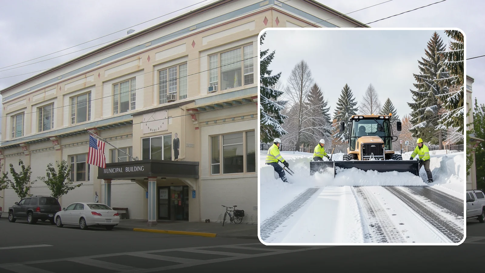 Daycare Snow Plowing in Anacortes, Skagit County, WA - We plow daycare lots and drop-off zones before opening so parents carrying young children reach the door safely.