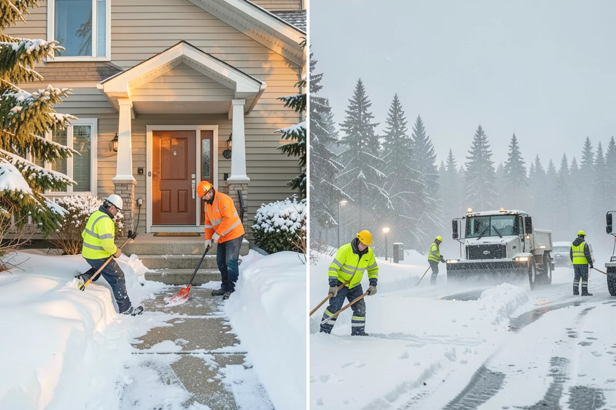 Daycare Snow Plowing in Anacortes, Skagit County, WA - Confirm opening time and mark the drop-off lane as top priority