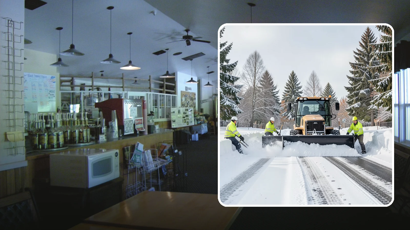 Daycare Snow Plowing in Black Diamond, King County, WA - We plow daycare lots and drop-off zones before opening so parents carrying young children reach the door safely.