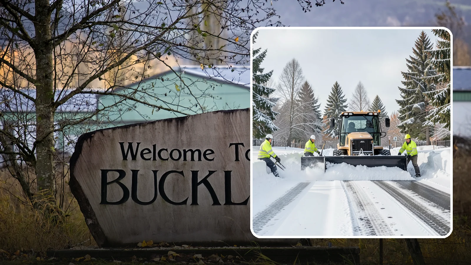 Daycare Snow Plowing in Buckley, Pierce County, WA - We plow daycare lots and drop-off zones before opening so parents carrying young children reach the door safely.