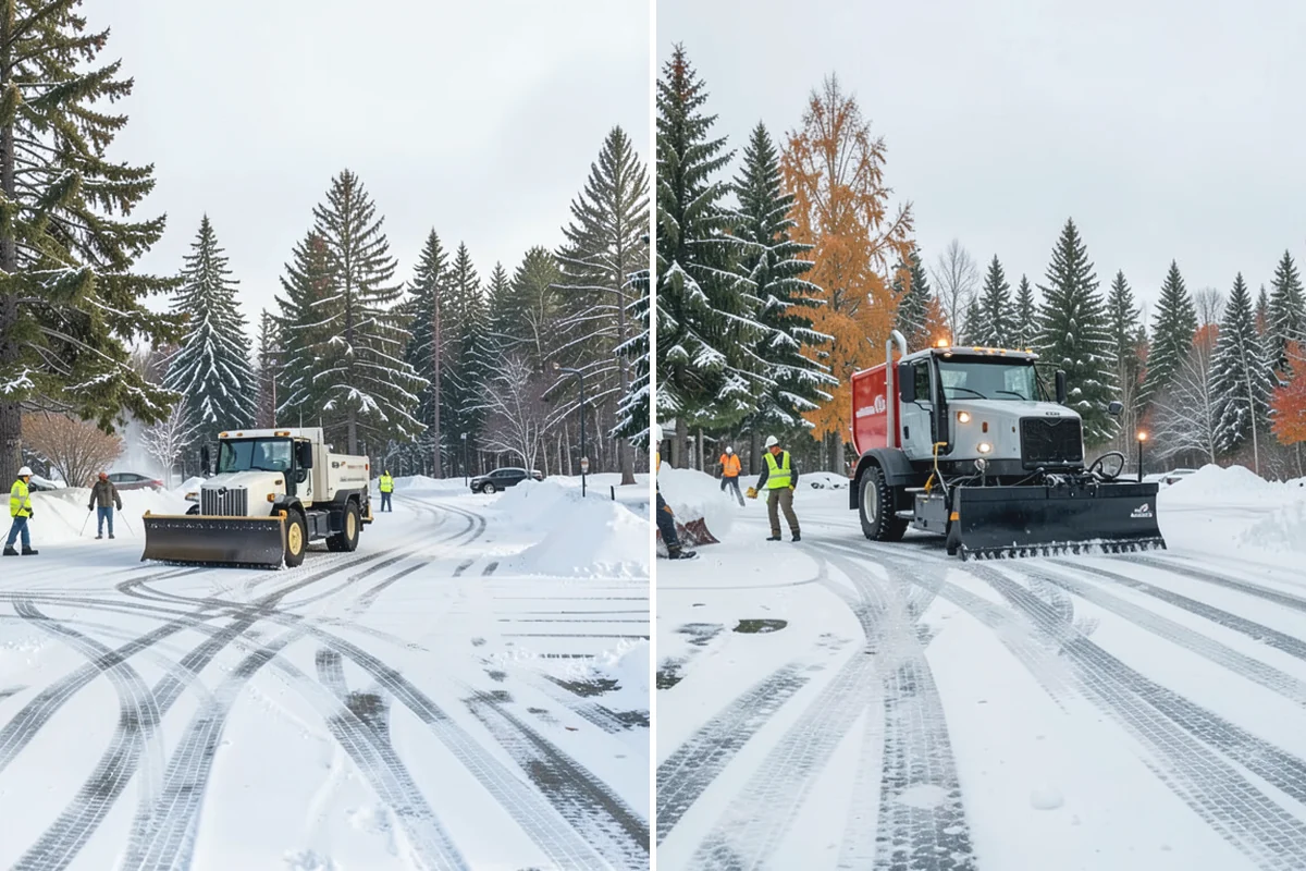 Daycare Snow Plowing in Buckley, Pierce County, WA - Confirm opening time and mark the drop-off lane as top priority
