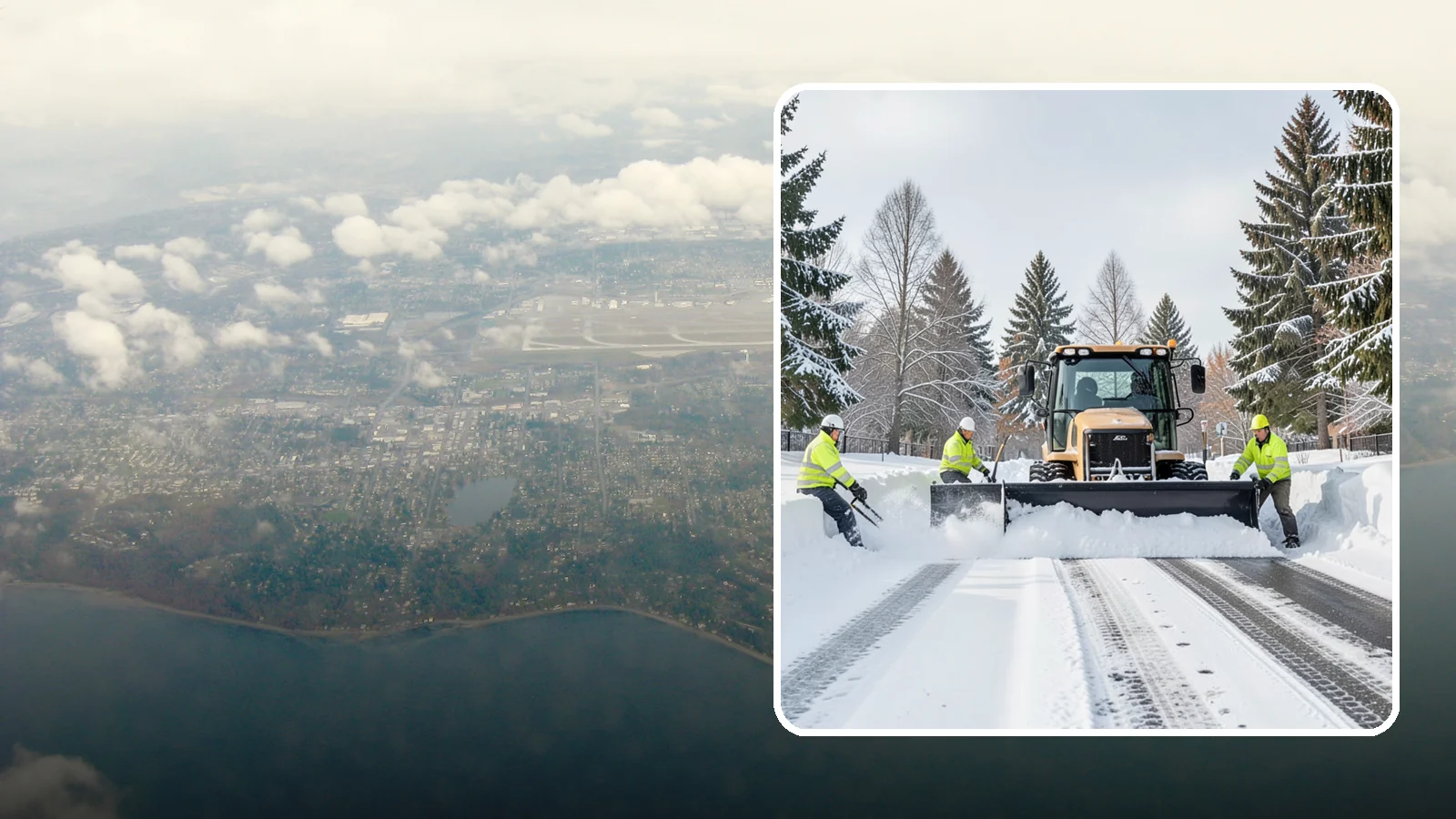 Daycare Snow Plowing in Burien, King County, WA - We plow daycare lots and drop-off zones before opening so parents carrying young children reach the door safely.