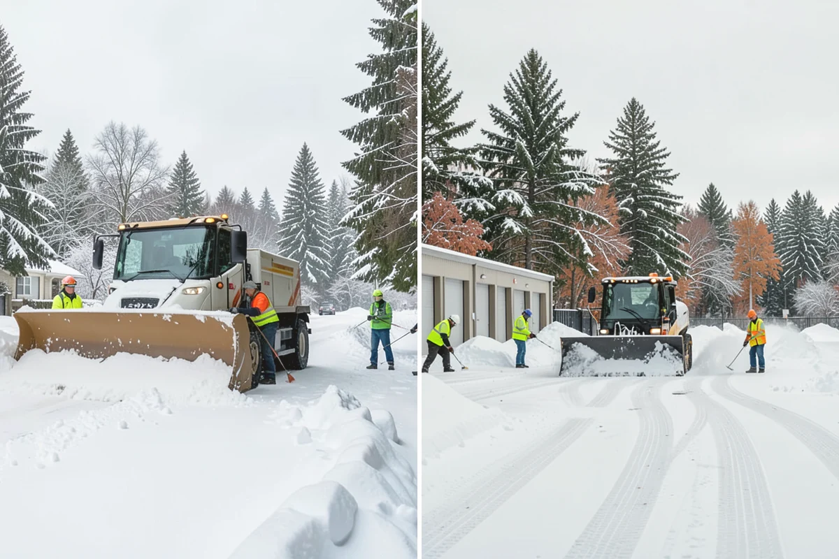 Daycare Snow Plowing in Burlington, Skagit County, WA - Confirm opening time and mark the drop-off lane as top priority
