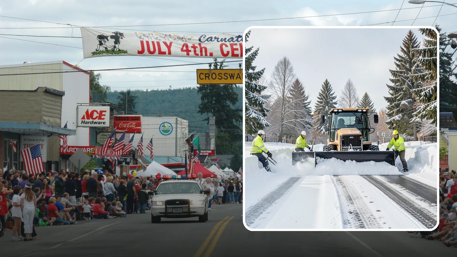 Daycare Snow Plowing in Carnation, King County, WA - We plow daycare lots and drop-off zones before opening so parents carrying young children reach the door safely.