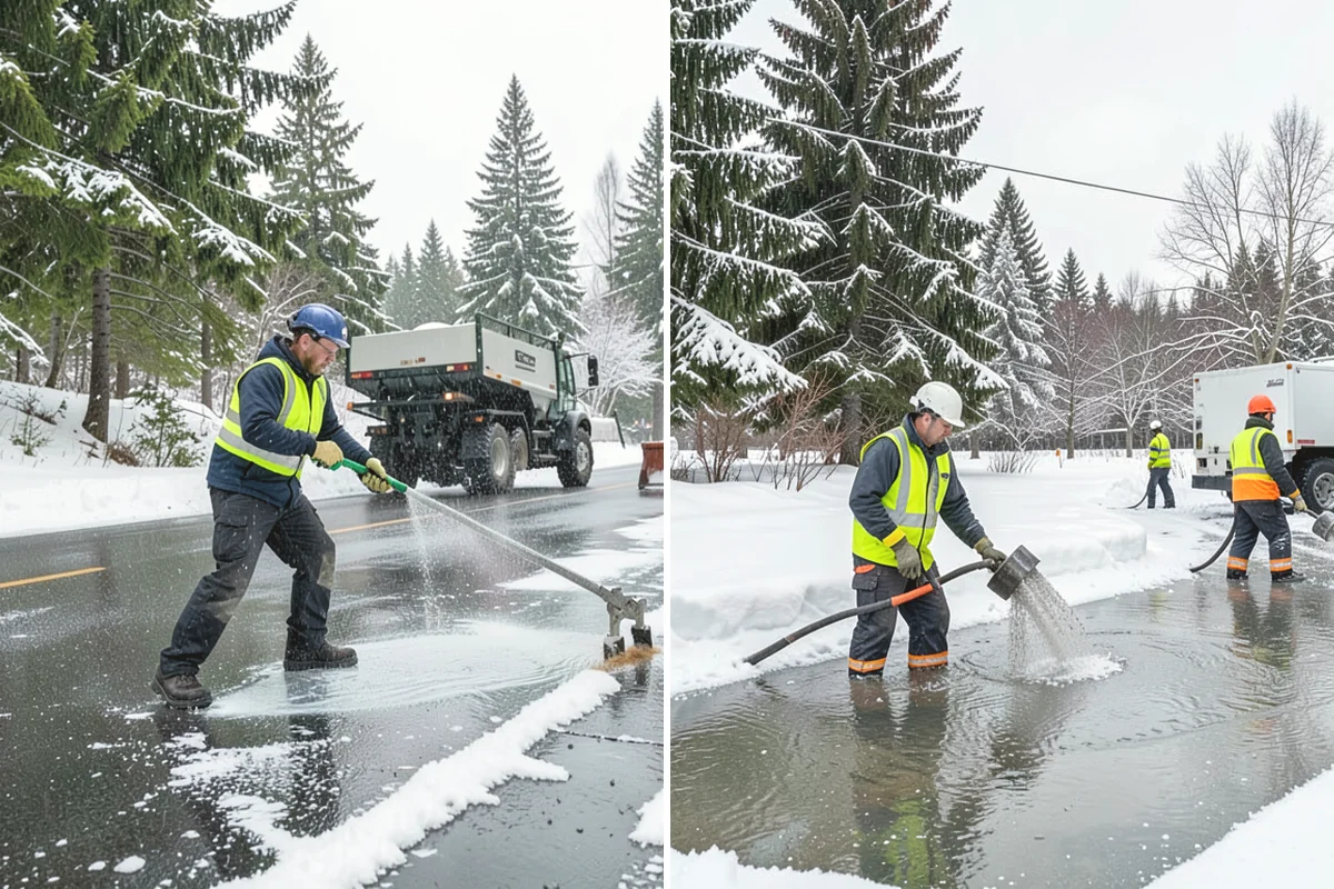 Daycare Snow Plowing in Carnation, King County, WA - Confirm opening time and mark the drop-off lane as top priority
