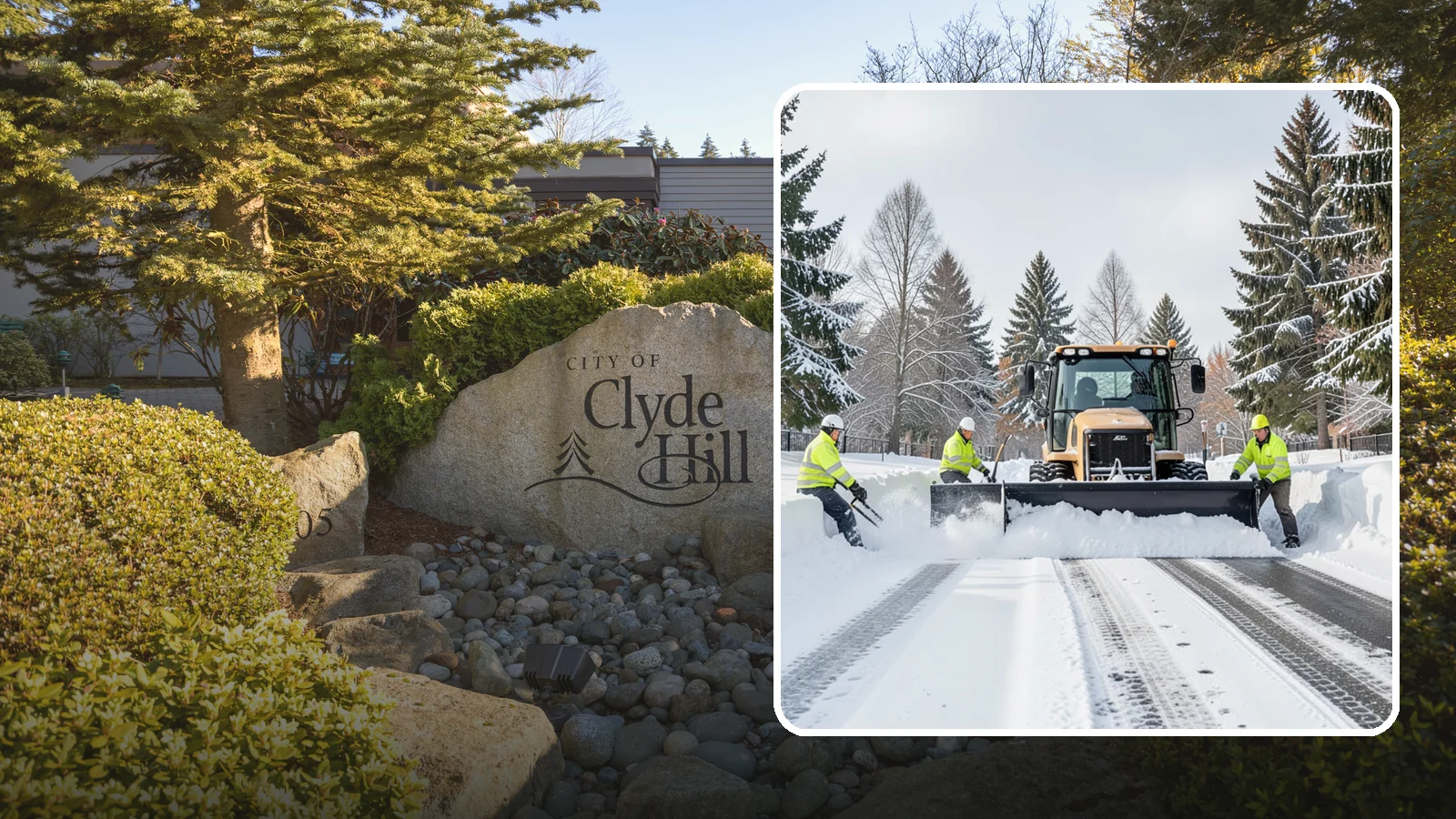 Daycare Snow Plowing in Clyde Hill, King County, WA - We plow daycare lots and drop-off zones before opening so parents carrying young children reach the door safely.