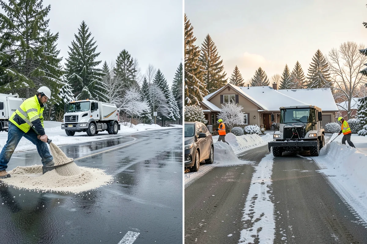 Daycare Snow Plowing in Concrete, Skagit County, WA - Confirm opening time and mark the drop-off lane as top priority