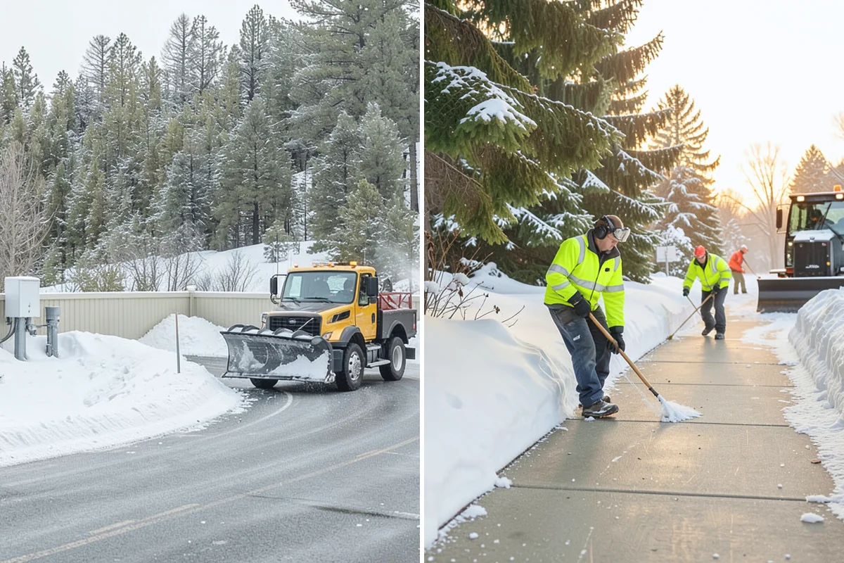 Daycare Snow Plowing in Darrington, Snohomish County, WA - Confirm opening time and mark the drop-off lane as top priority