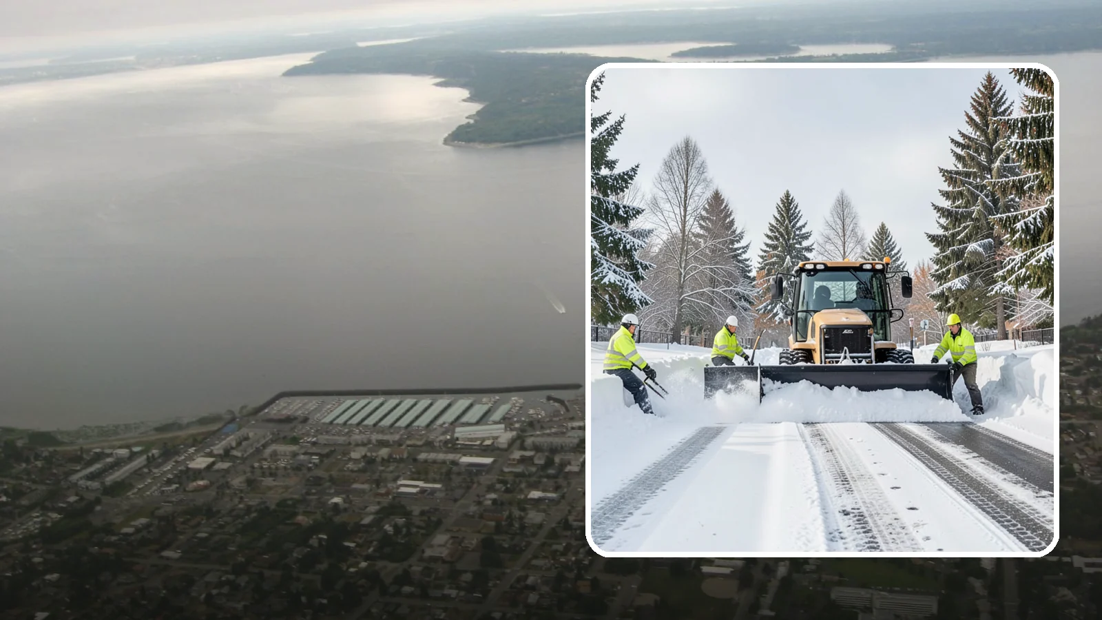 Daycare Snow Plowing in Des Moines, King County, WA - We plow daycare lots and drop-off zones before opening so parents carrying young children reach the door safely.