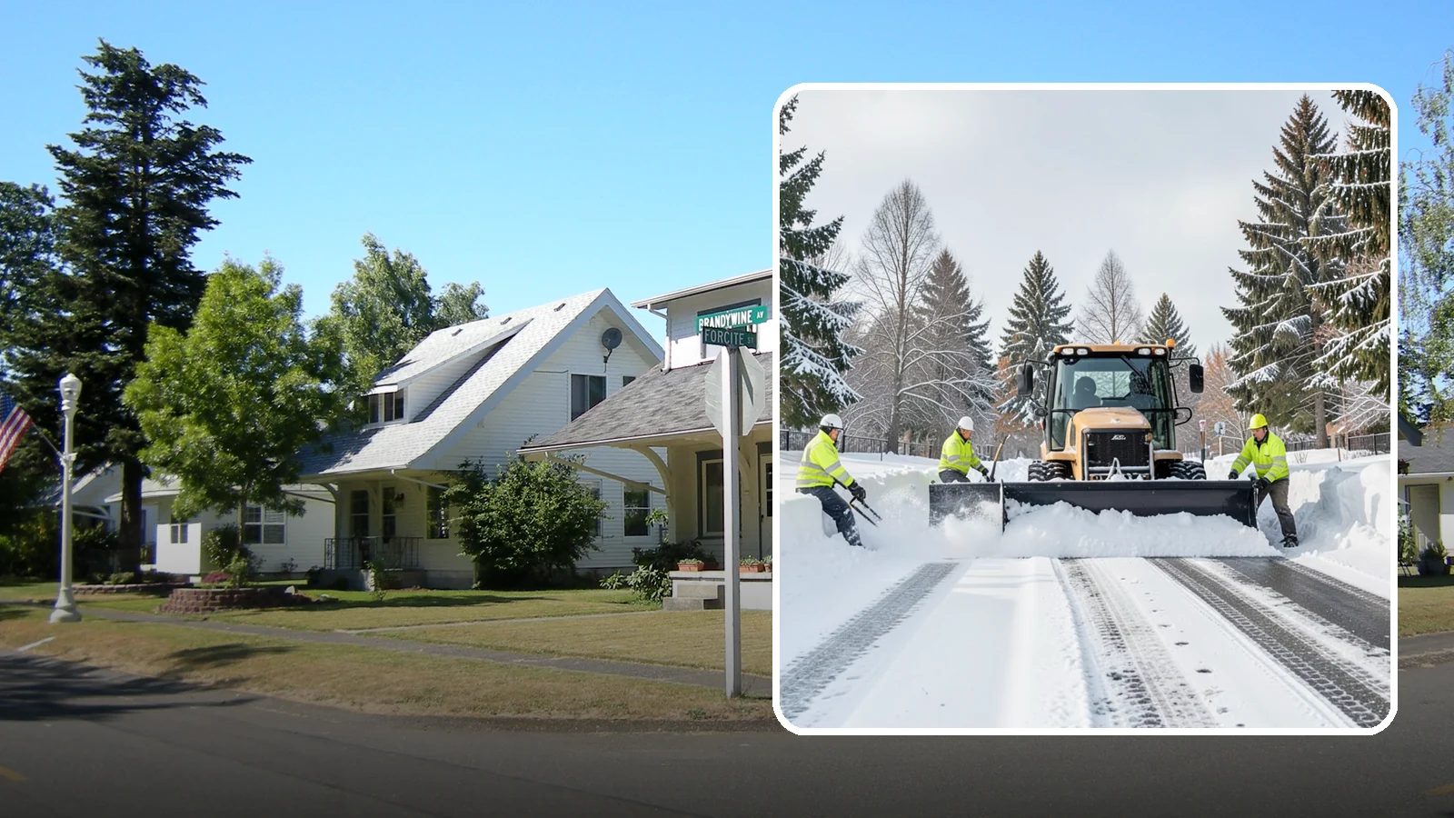 Daycare Snow Plowing in DuPont, Pierce County, WA - We plow daycare lots and drop-off zones before opening so parents carrying young children reach the door safely.
