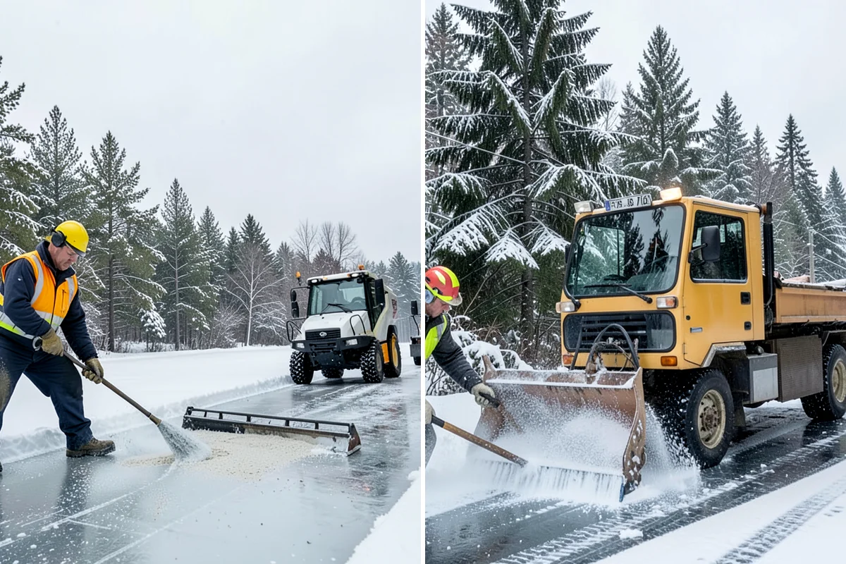 Daycare Snow Plowing in DuPont, Pierce County, WA - Confirm opening time and mark the drop-off lane as top priority