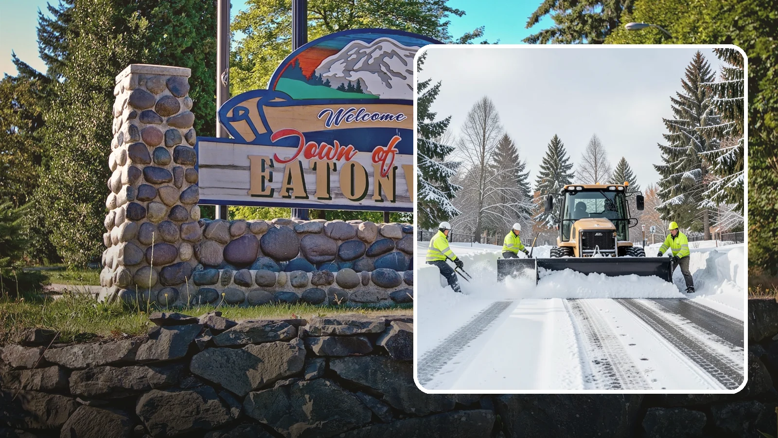 Daycare Snow Plowing in Eatonville, Pierce County, WA - We plow daycare lots and drop-off zones before opening so parents carrying young children reach the door safely.