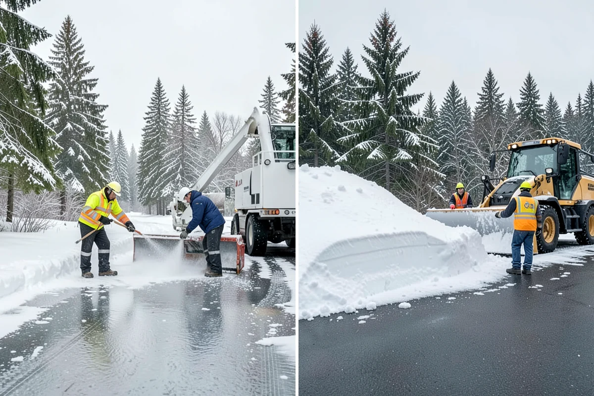 Daycare Snow Plowing in Everett, Snohomish County, WA - Confirm opening time and mark the drop-off lane as top priority