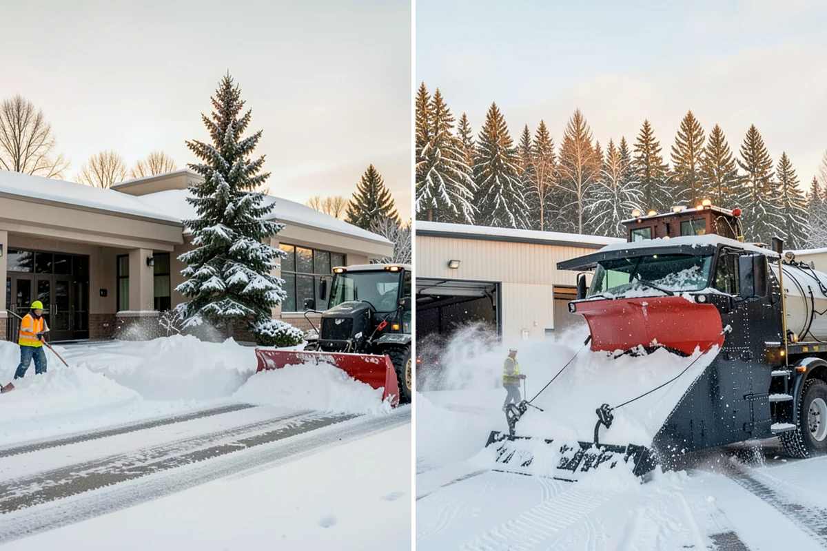 Daycare Snow Plowing in Gig Harbor, Pierce County, WA - Confirm opening time and mark the drop-off lane as top priority