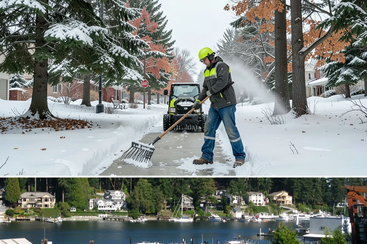 Daycare Snow Plowing in Gig Harbor, Pierce County, WA - Arrange service before winter so every drop-off is safe for parents and children.