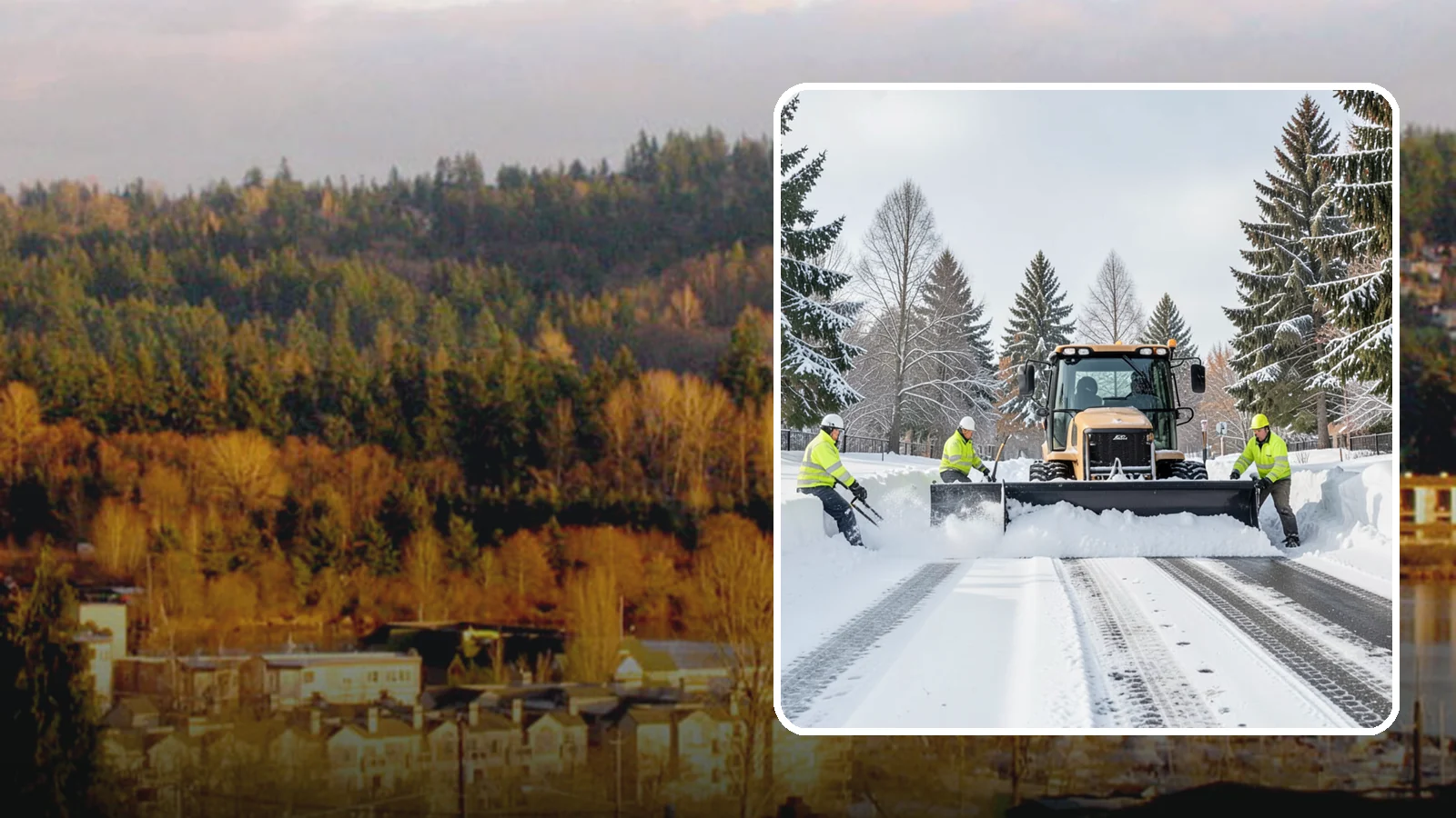 Daycare Snow Plowing in Kenmore, King County, WA - We plow daycare lots and drop-off zones before opening so parents carrying young children reach the door safely.