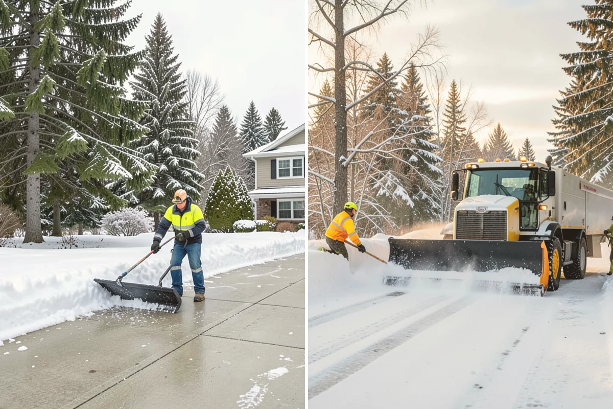 Daycare Snow Plowing in Kirkland, King County, WA - Confirm opening time and mark the drop-off lane as top priority