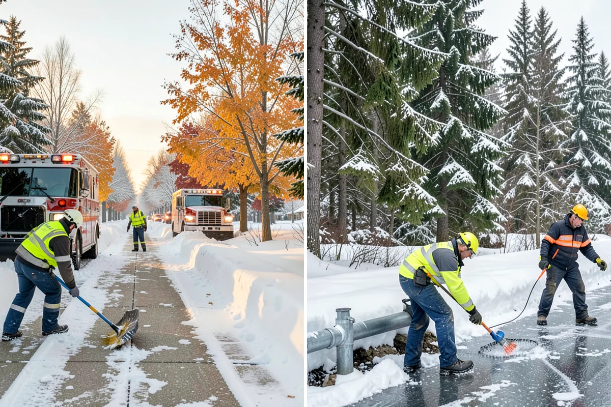 Daycare Snow Plowing in Lakewood, Pierce County, WA - Confirm opening time and mark the drop-off lane as top priority