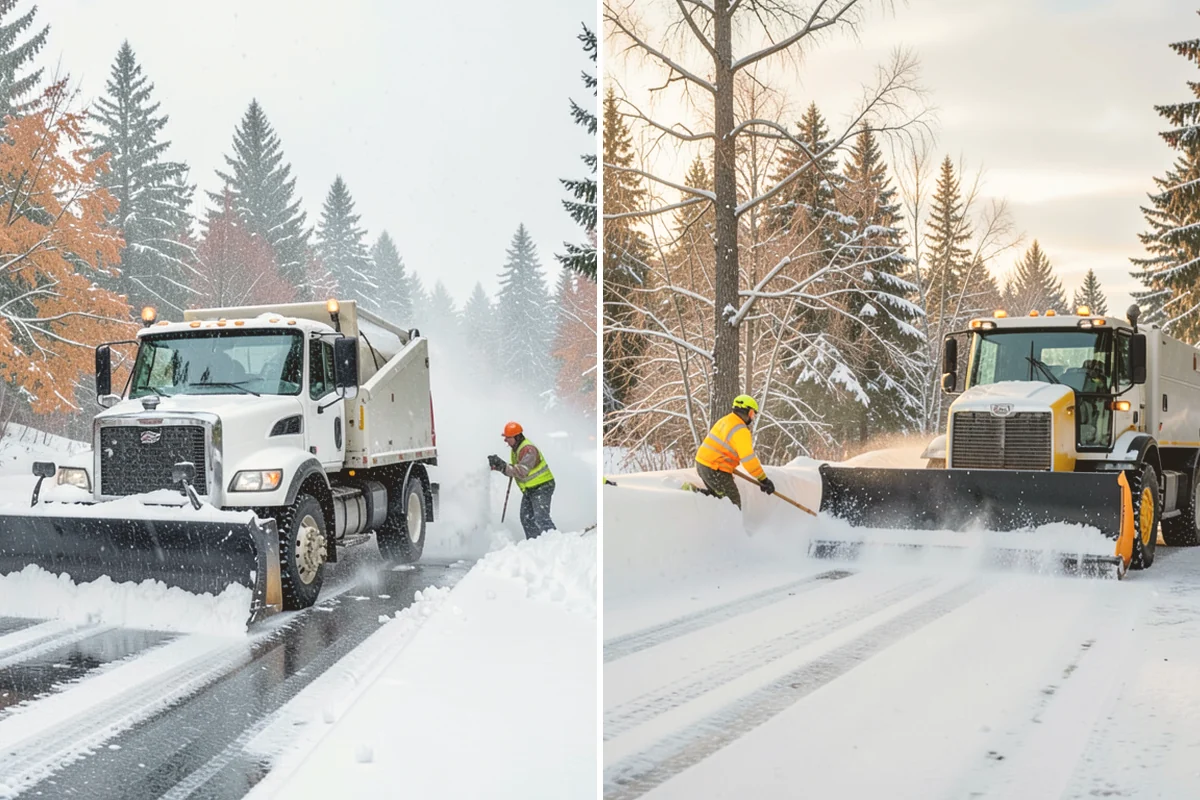 Daycare Snow Plowing in Langley, Island County, WA - Confirm opening time and mark the drop-off lane as top priority