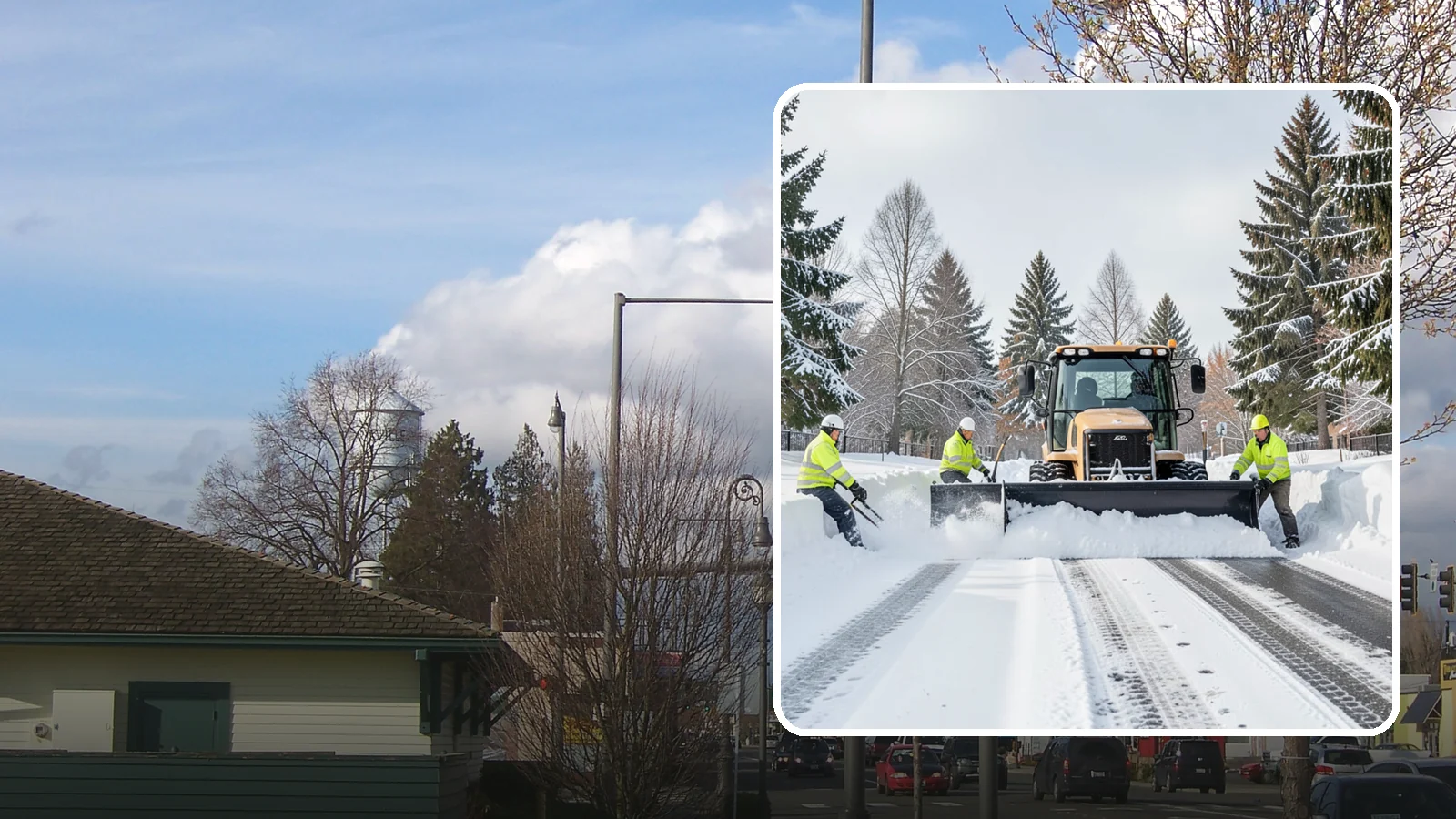 Daycare Snow Plowing in Marysville, Snohomish County, WA - We plow daycare lots and drop-off zones before opening so parents carrying young children reach the door safely.