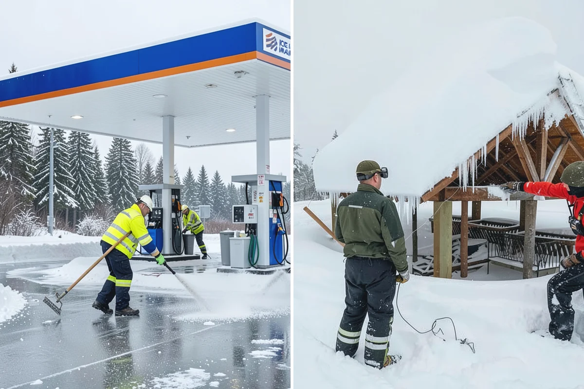 Daycare Snow Plowing in Marysville, Snohomish County, WA - Confirm opening time and mark the drop-off lane as top priority