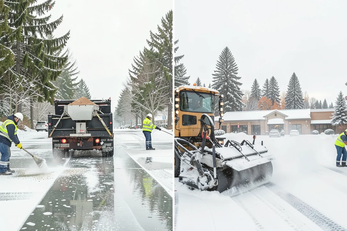 Daycare Snow Plowing in Mill Creek, Snohomish County, WA - Confirm opening time and mark the drop-off lane as top priority