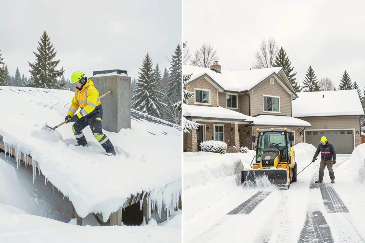 Daycare Snow Plowing in Milton, King County, WA - Confirm opening time and mark the drop-off lane as top priority