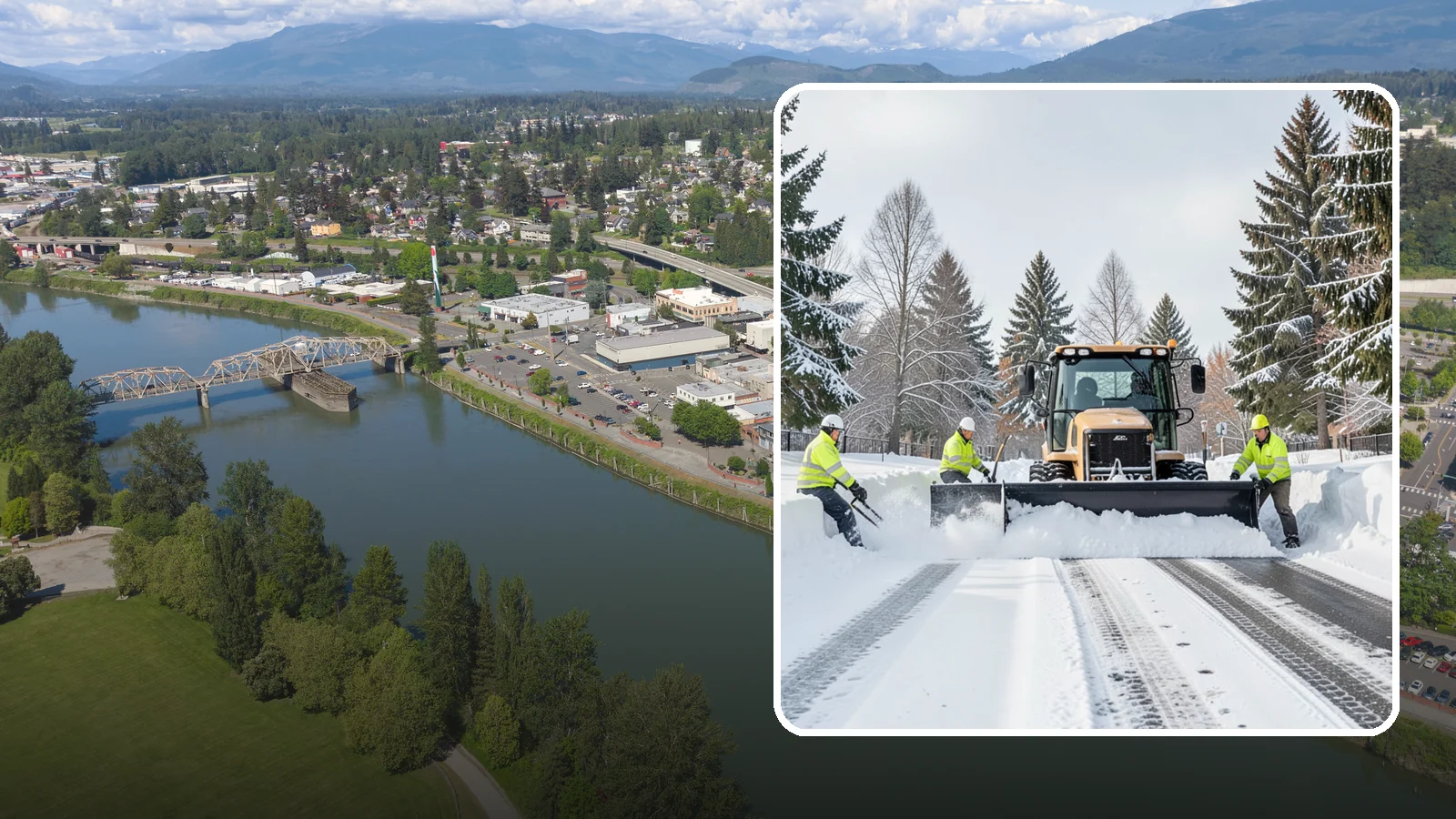Daycare Snow Plowing in Mount Vernon, Skagit County, WA - We plow daycare lots and drop-off zones before opening so parents carrying young children reach the door safely.
